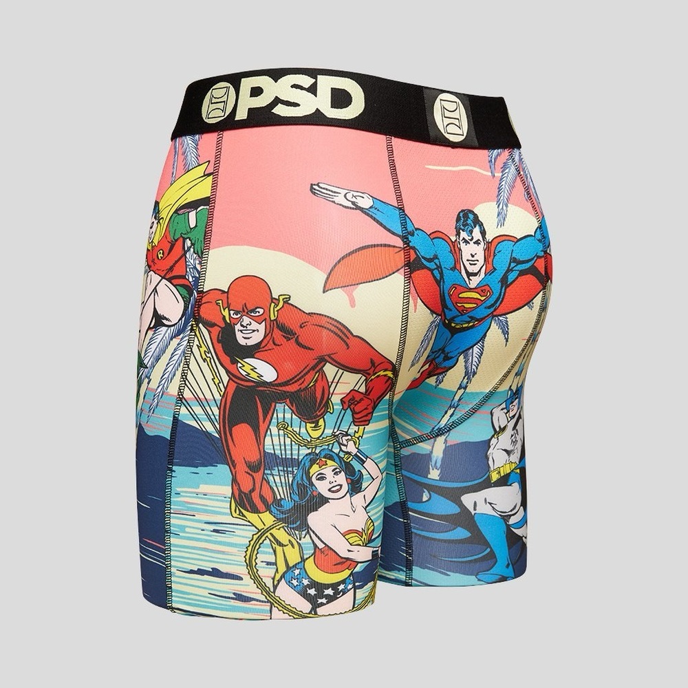 PSD Men's Comic Hero - Red, Blue, Yellow